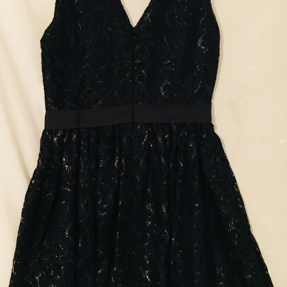NWT Robert Rodriguez Black Lace Party Dress, Size 8 - Picture 4 of 6